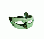 Chrome Face Mask Green